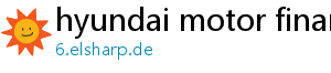 hyundai motor finance
